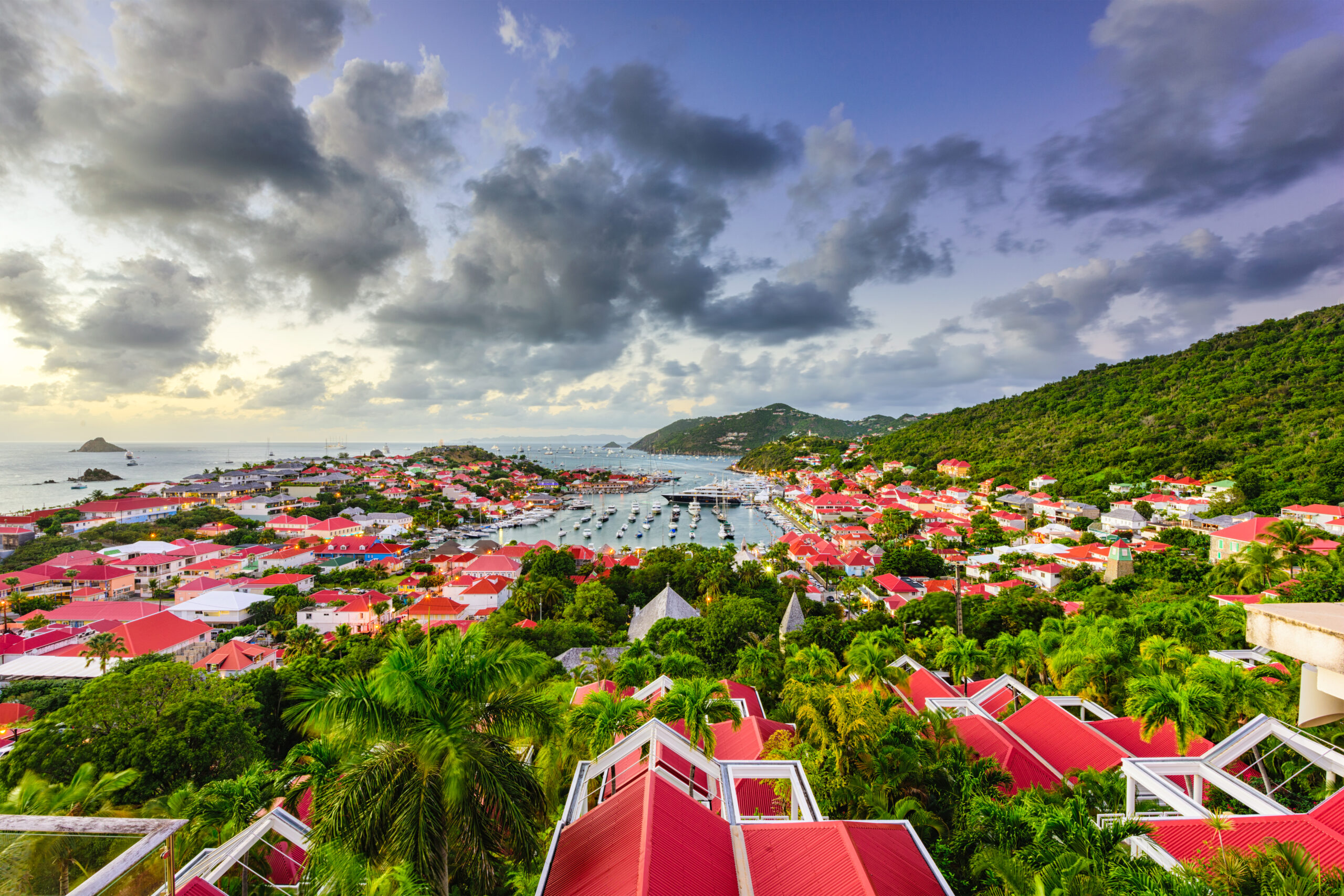 French West Indies, St-Barthelemy. Anse du Grand-Cul-de-Sac bay